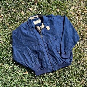Men's Blue Vintage Bomber Jacket